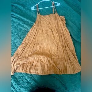 Old Navy Mustard Flowy Dress
